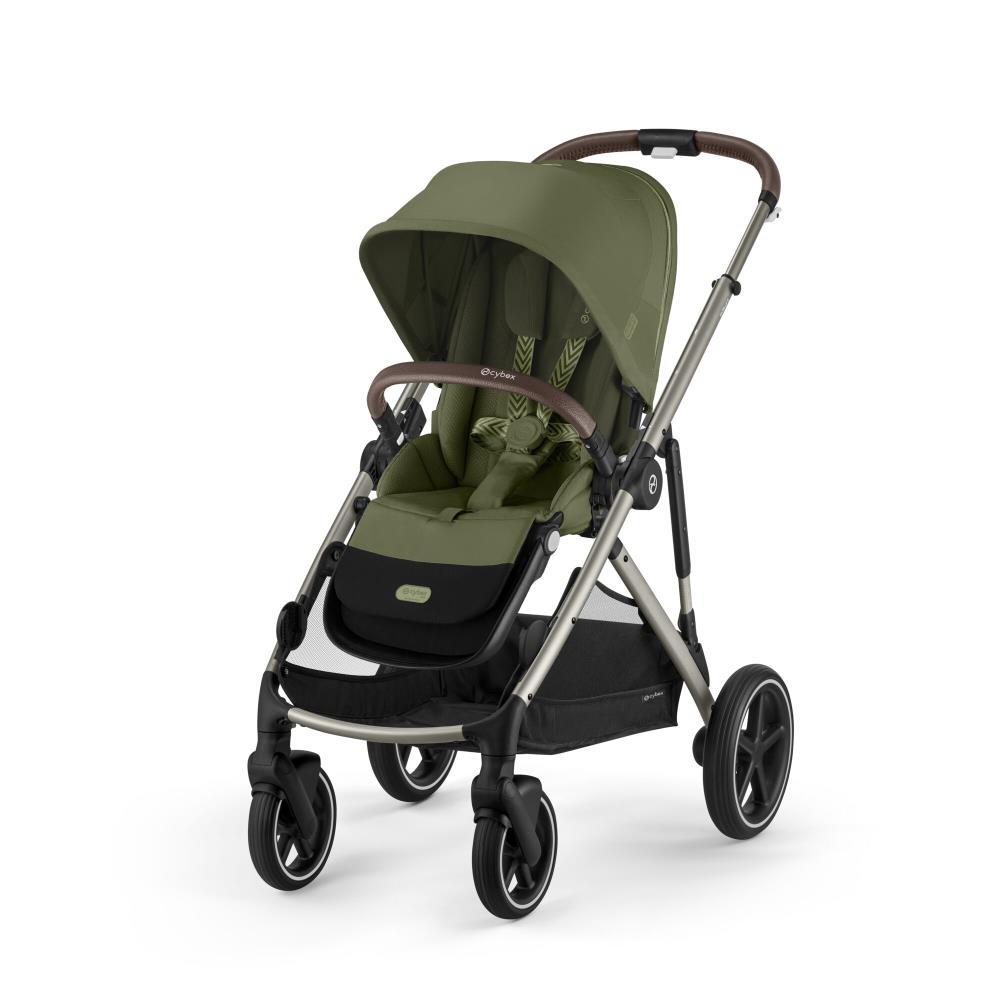 Cybex Gazelle S Stroller TPE Moss Green - Taupe Chassis