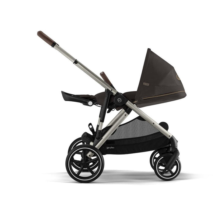 Carrinho Cybex Gazelle S TPE Chocolate Brown - Chassis Taupe