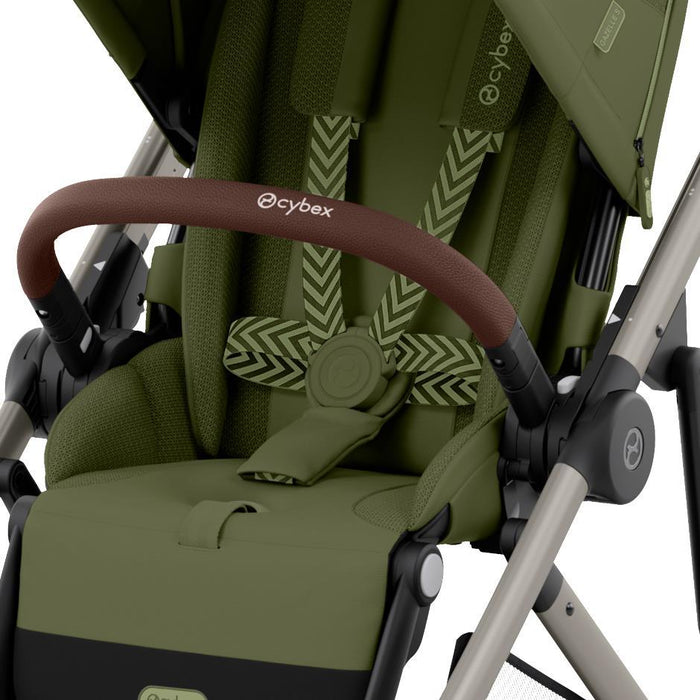 Carrinho Cybex e-Gazelle S TPE Moss Green - Chassis Taupe
