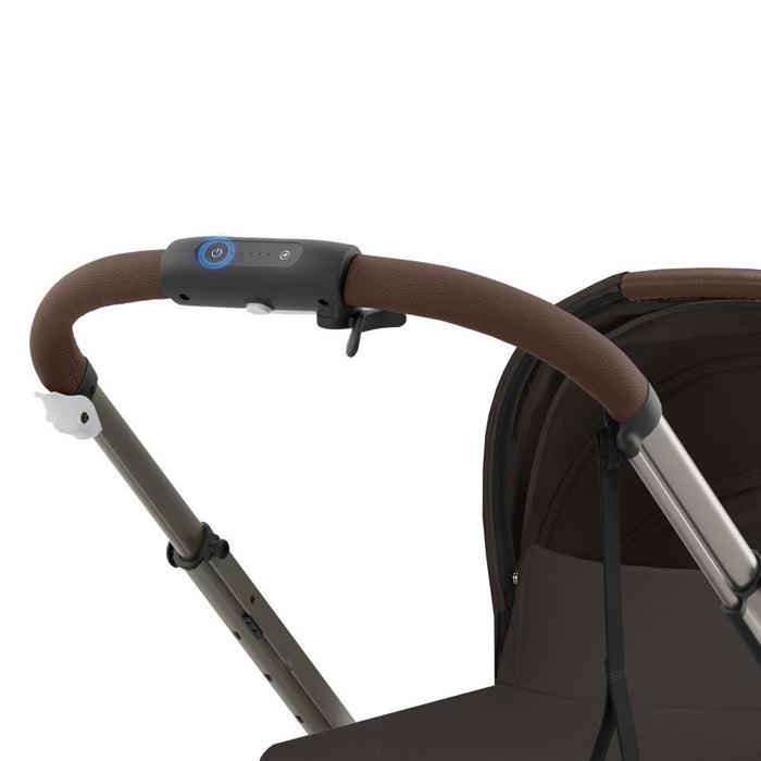 Carrinho Cybex e-Gazelle S TPE Chocolate Brown - Chassis Taupe