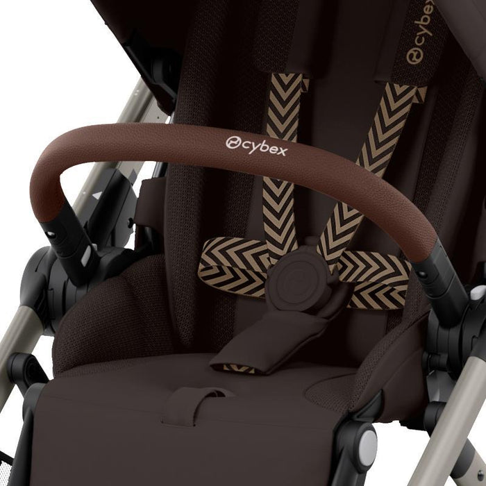 Carrinho Cybex e-Gazelle S TPE Chocolate Brown - Chassis Taupe