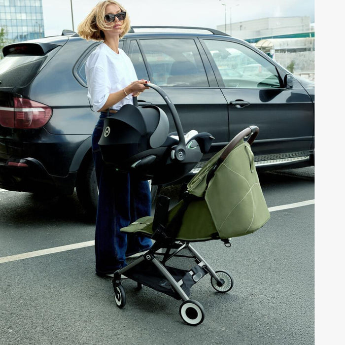 Carrinho Cybex Orfeo TPE Moss Green - Chassis Taupe
