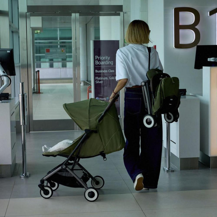 Carrinho Cybex Orfeo TPE Moss Green - Chassis Taupe