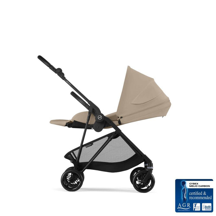 Carrinho Cybex Melio Carbon Almond Beige