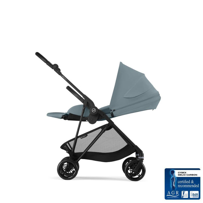 Carrinho Cybex Melio Carbon Stormy Blue