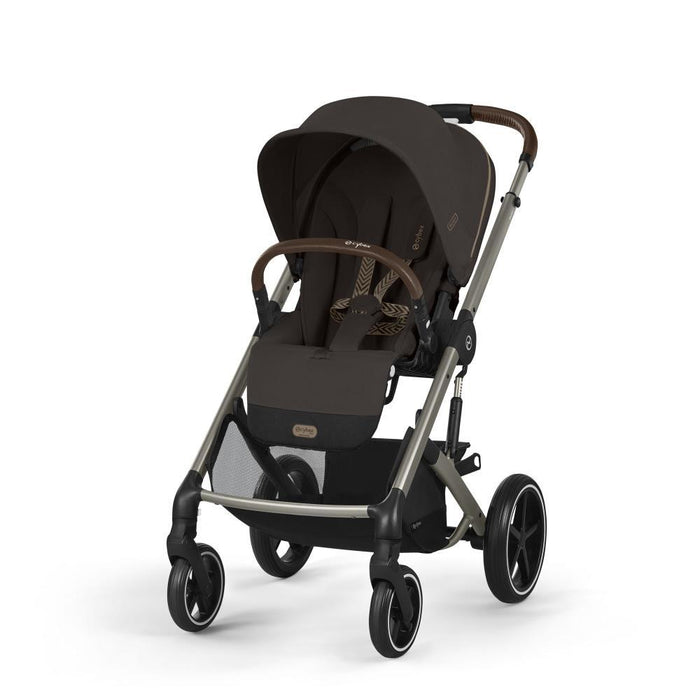 Carrinho Cybex Balios S Lux TPE Chocolate Brown - Chassis Taupe