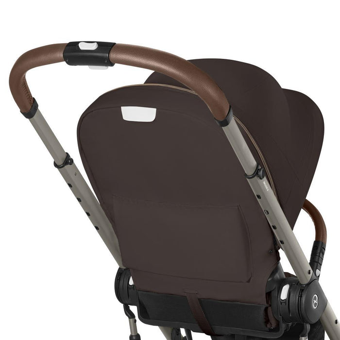 Carrinho Cybex Balios S Lux TPE Chocolate Brown - Chassis Taupe