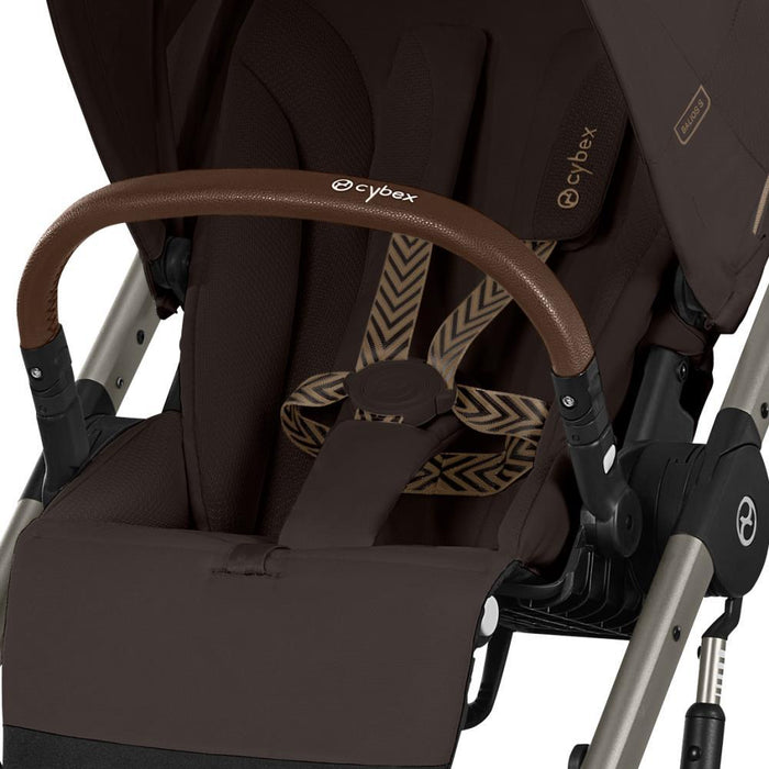 Carrinho Cybex Balios S Lux TPE Chocolate Brown - Chassis Taupe
