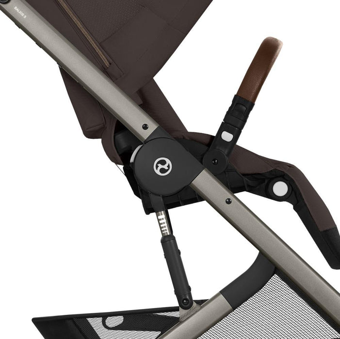 Carrinho Cybex Balios S Lux TPE Chocolate Brown - Chassis Taupe