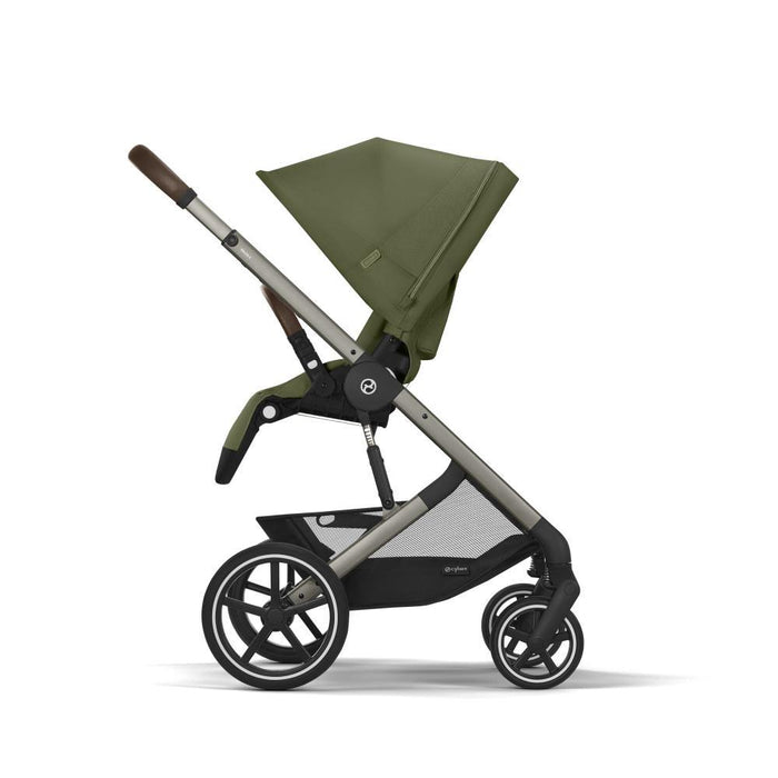 Carrinho Cybex Balios S Lux TPE Moss Green - Chassis Taupe