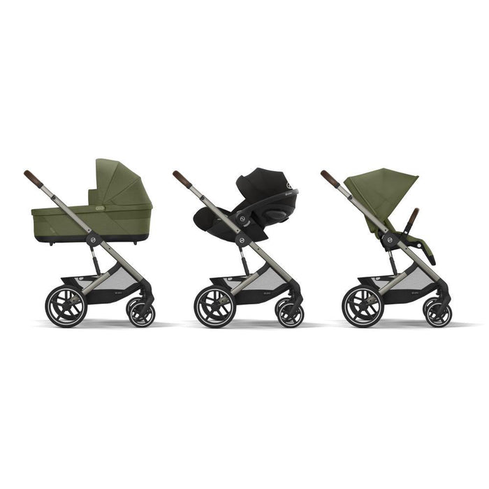 Carrinho Cybex Balios S Lux TPE Moss Green - Chassis Taupe