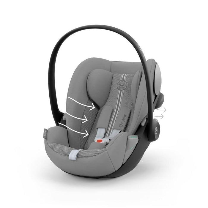 Pack Cybex Eezy S Twist+2 SLV Fog Grey + Alcofa S Fog Grey + Cloud G Plus Stone Grey + Base Isofix G + Adaptadores