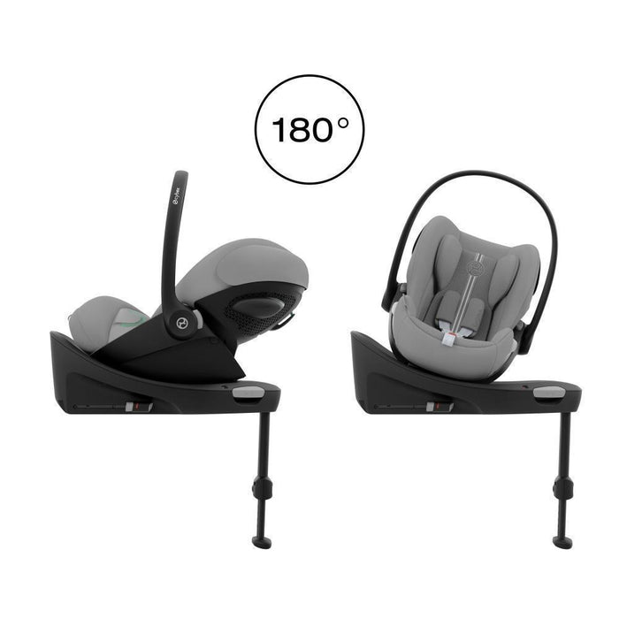 Pack Cybex Eezy S Twist+2 SLV Fog Grey + Alcofa S Fog Grey + Cloud G Plus Stone Grey + Base Isofix G + Adaptadores