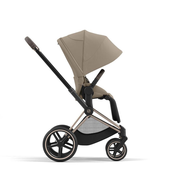 Carrinho Cybex Platinum Priam Rosegold + Pack de Tecidos Cozy Beige