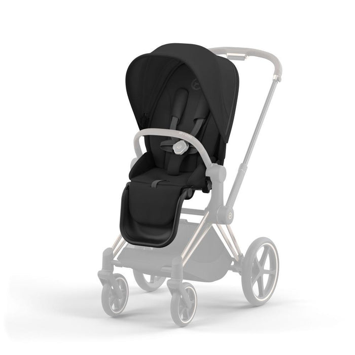 Carrinho Cybex Platinum Priam Rosegold + Pack de Tecidos Sepia Black