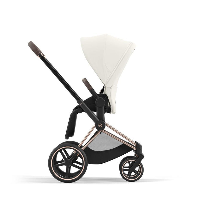 Carrinho Cybex Platinum Priam Rosegold + Pack de Tecidos Off White