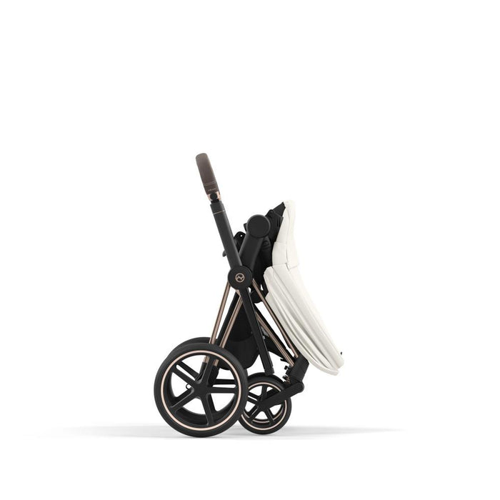 Carrinho Cybex Platinum Priam Rosegold + Pack de Tecidos Off White