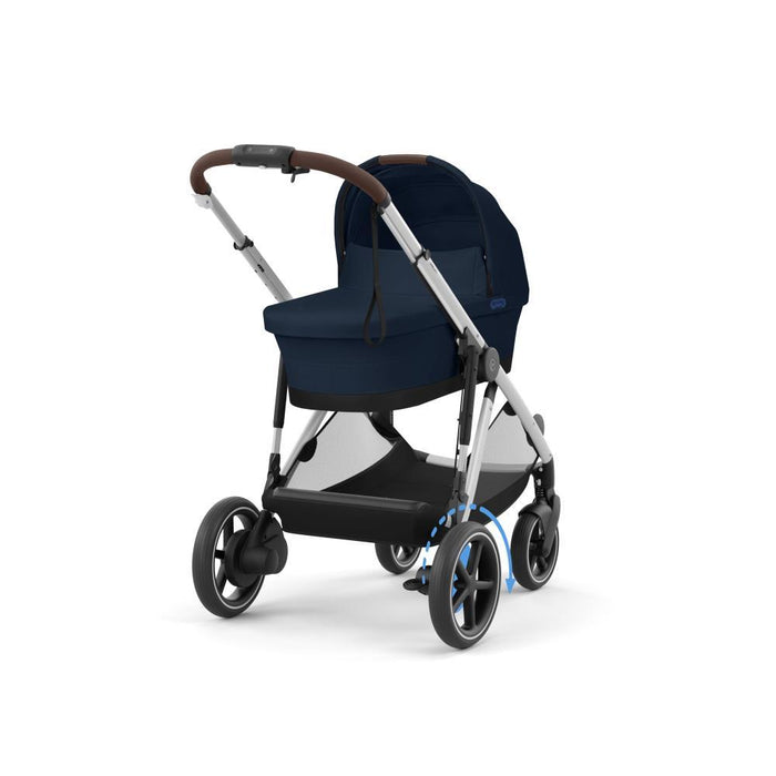 Pack Cybex  e-Gazelle S SLV + OFERTA: Alcofa Gazelle S Ocean Blue