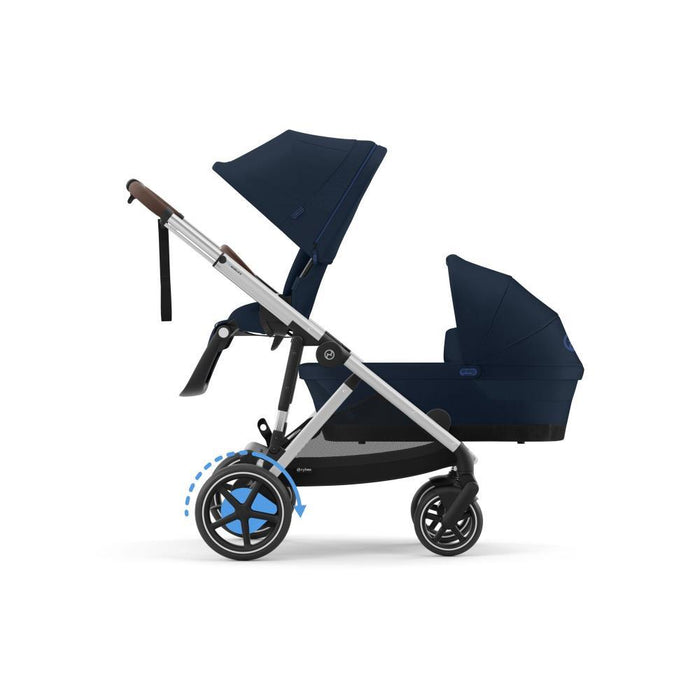Pack Cybex  e-Gazelle S SLV + OFERTA: Alcofa Gazelle S Ocean Blue