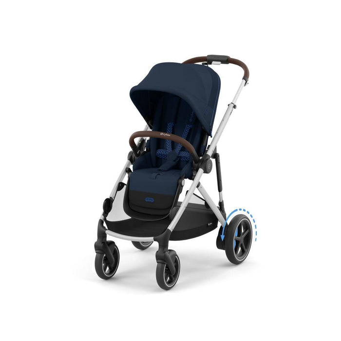 Pack Cybex  e-Gazelle S SLV + OFERTA: Alcofa Gazelle S Ocean Blue