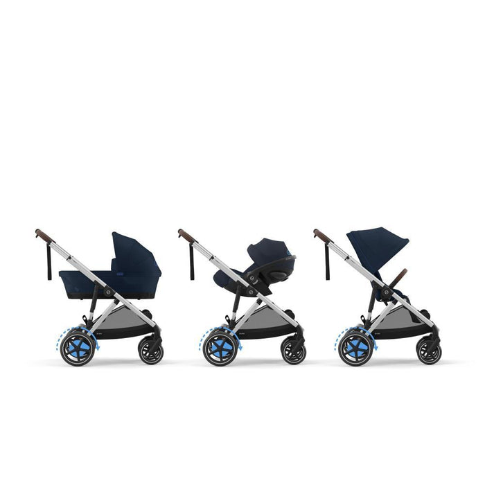 Pack Cybex  e-Gazelle S SLV + OFERTA: Alcofa Gazelle S Ocean Blue