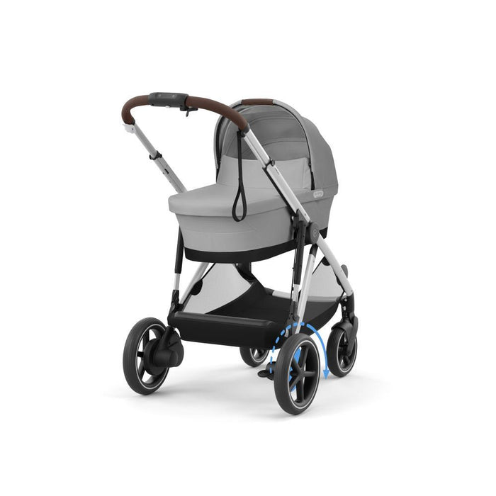 Pack Cybex  e-Gazelle S SLV + OFERTA: Alcofa Gazelle S Stone Grey