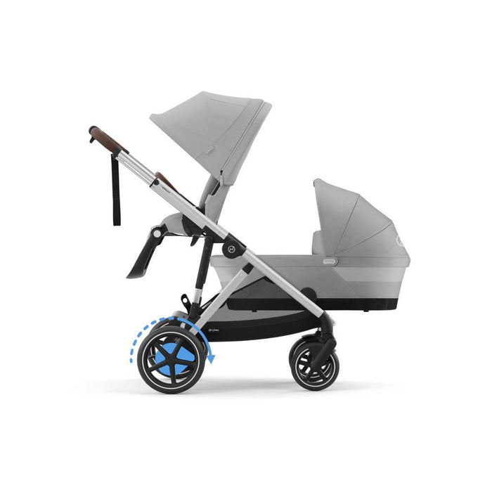 Pack Cybex  e-Gazelle S SLV + OFERTA: Alcofa Gazelle S Stone Grey