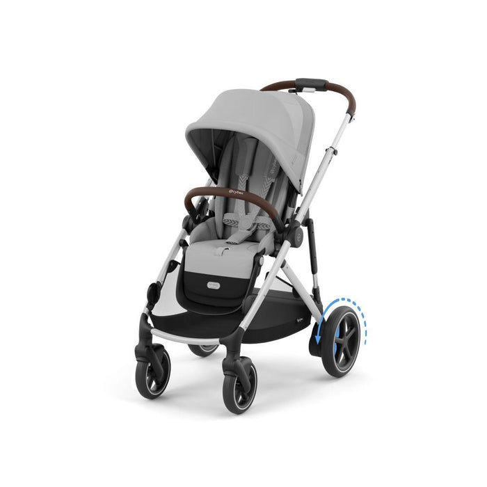Pack Cybex  e-Gazelle S SLV + OFERTA: Alcofa Gazelle S Stone Grey