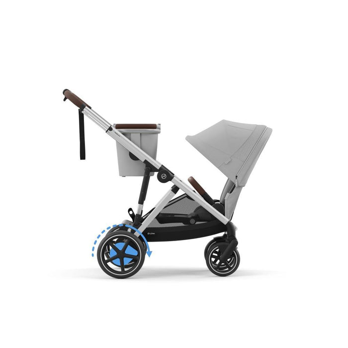 Pack Cybex  e-Gazelle S SLV + OFERTA: Alcofa Gazelle S Stone Grey