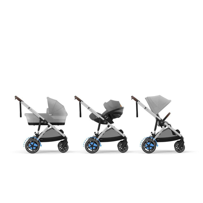 Pack Cybex  e-Gazelle S SLV + OFERTA: Alcofa Gazelle S Stone Grey