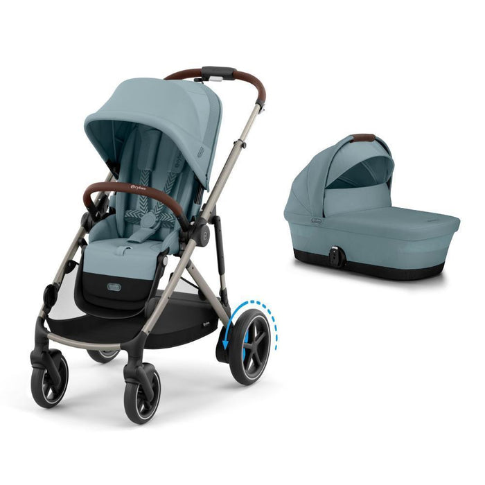 Pack Cybex  e-Gazelle S TPE + OFERTA: Alcofa Gazelle S Stormy Blue