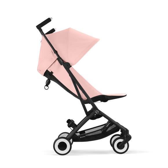 Carrinho Cybex Libelle BLK Candy Pink - Chassis Preto