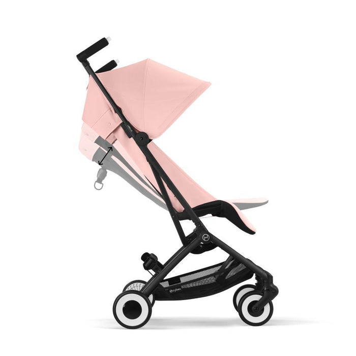 Carrinho Cybex Libelle BLK Candy Pink - Chassis Preto
