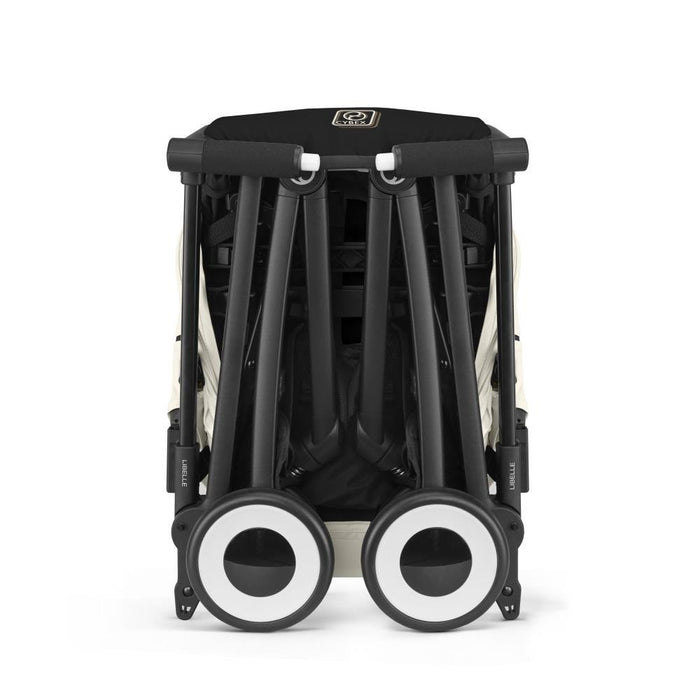 Carrinho Cybex Libelle BLK Canvas White - Chassis Preto