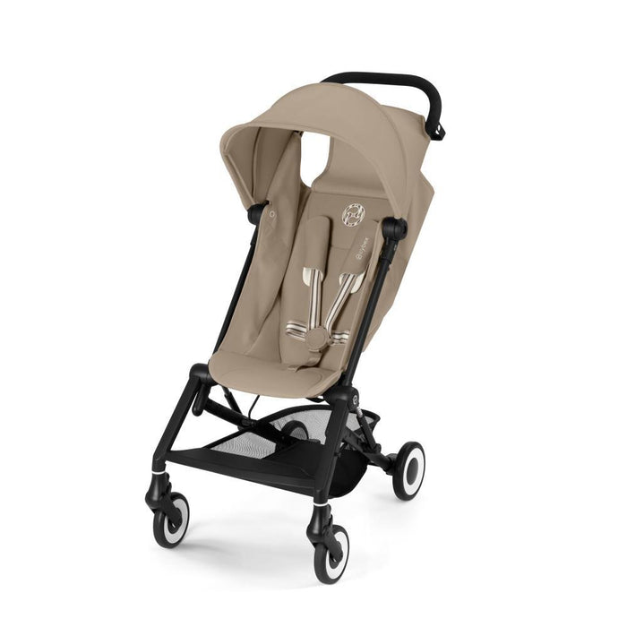 Carrinho Cybex Agis BLK Almond Beige - Chassis Preto