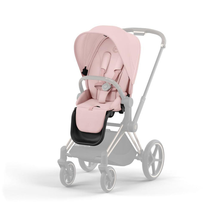 Pack Cybex Platinum Priam Chassis e Assento Rosegold + Tecidos Peach Pink + Cloud T Plus i-Size 45-87cm Peach Pink + Base Isofix T