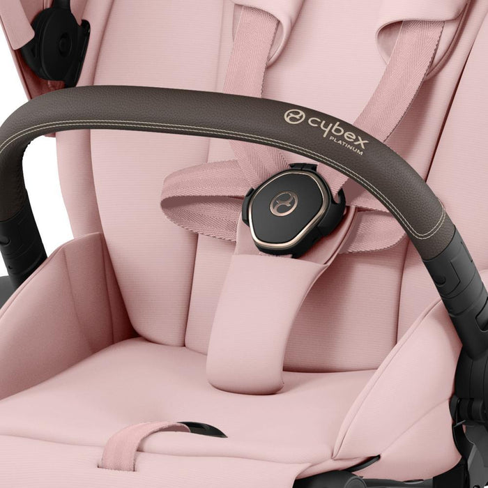 Pack Cybex Platinum Priam Chassis e Assento Rosegold + Tecidos Peach Pink + Cloud T Plus i-Size 45-87cm Peach Pink + Base Isofix T