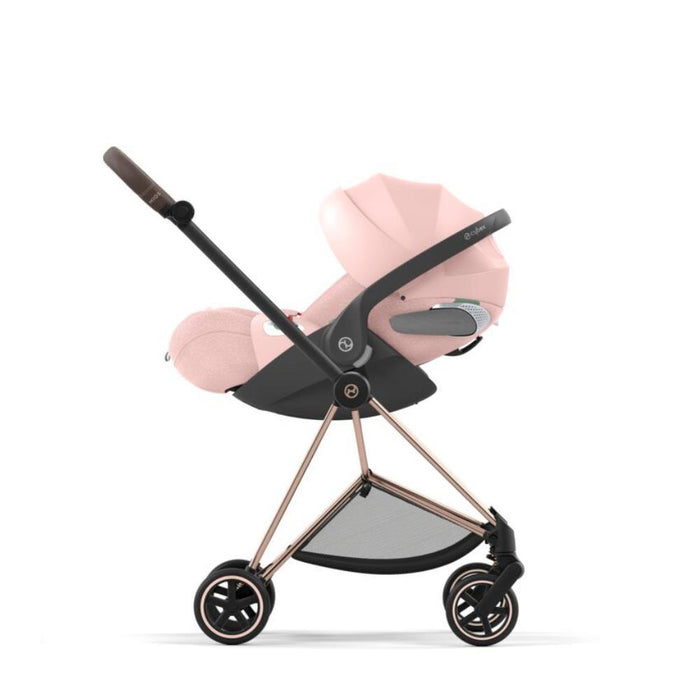 Pack Cybex Platinum Mios Chassis e Assento Rosegold + Tecidos Peach Pink + Cloud T Plus i-Size 45-87cm Peach Pink + Base Isofix T