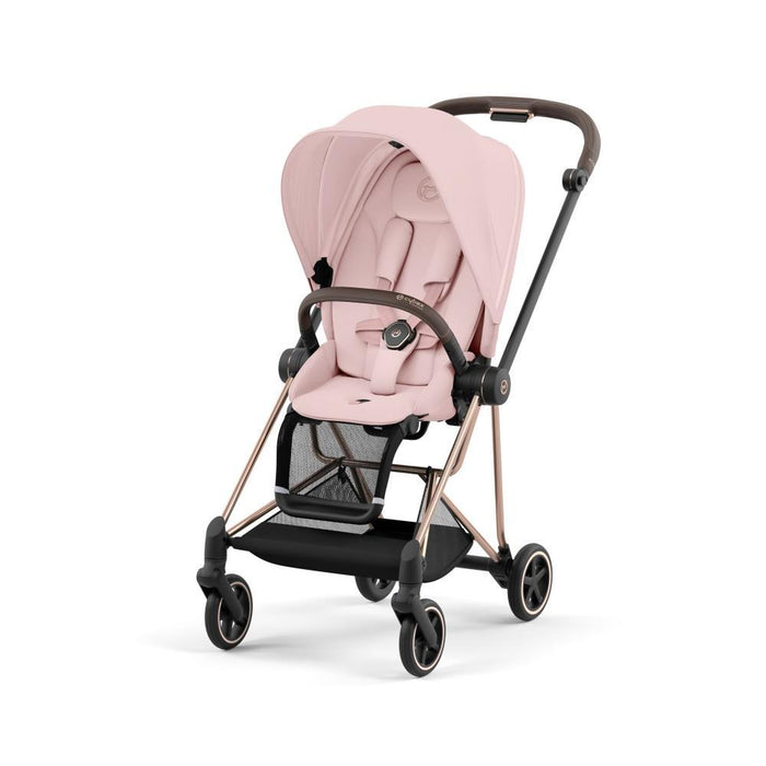 Pack Cybex Platinum Mios Chassis e Assento Rosegold + Tecidos Peach Pink + Cloud T Plus i-Size 45-87cm Peach Pink + Base Isofix T