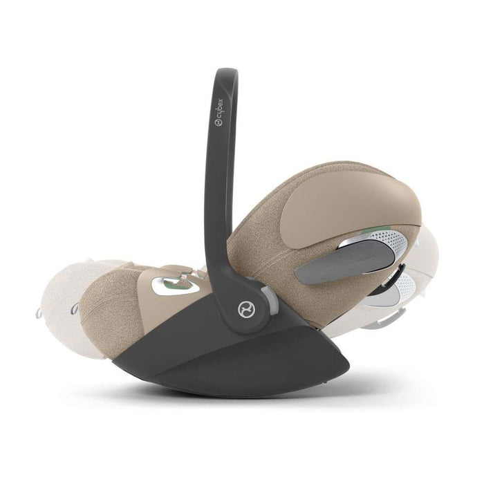 Pack Cybex Platinum Mios Chassis e Assento Chrome Brown + Tecidos Cozy Beige + Cloud T Plus i-Size 45-87cm Cozy Beige + Base Isofix T