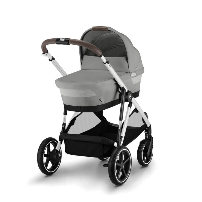 Pack Cybex Gazelle S SLV Stone Grey + Alcofa Gazelle S Stone Grey + Cloud G i-Size Plus Stone Grey 40-87 cm + Adaptadores