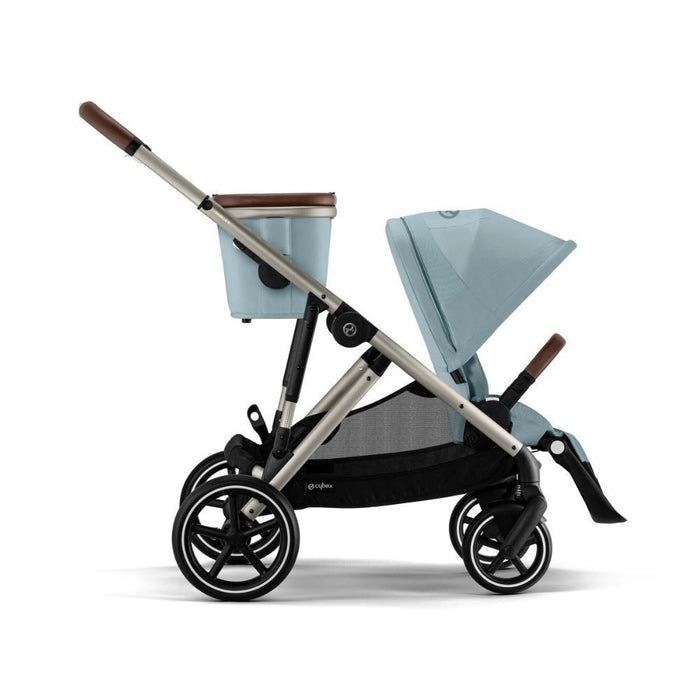 Pack Cybex Gazelle S TPE Stormy Blue + Alcofa Gazelle S Stormy Blue + Cloud G i-Size Plus Stormy Blue 40-87 cm + Adaptadores