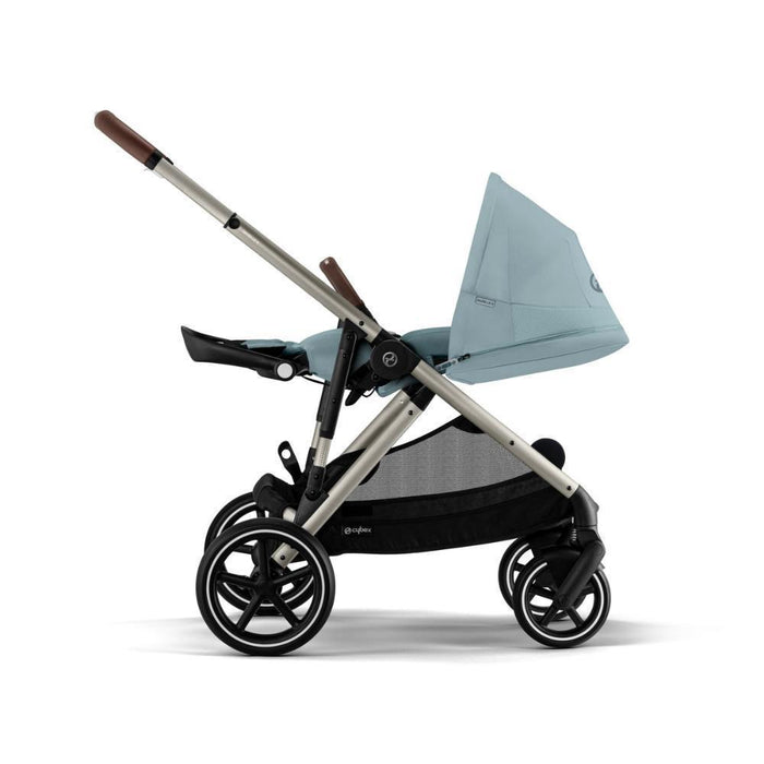 Pack Cybex Gazelle S TPE Stormy Blue + Alcofa Gazelle S Stormy Blue + Cloud G i-Size Plus Stormy Blue 40-87 cm + Adaptadores