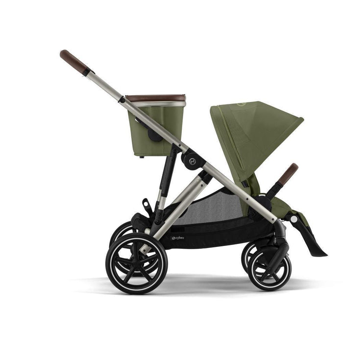 Pack Cybex Gazelle S TPE Moss Green + Cloud G i-Size Plus Moon Black 40-87 cm + Adaptadores + Base Isofix G i-Size