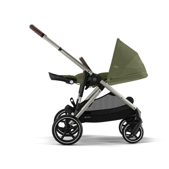 Pack Cybex Gazelle S TPE Moss Green + Cloud G i-Size Plus Moon Black 40-87 cm + Adaptadores + Base Isofix G i-Size