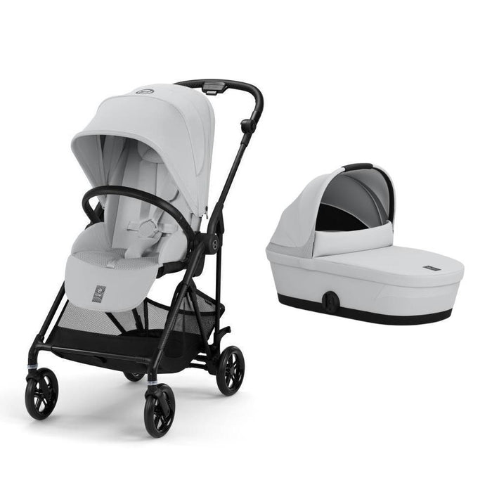 Pack Cybex Melio Carbon + Alcofa Melio Fog Grey