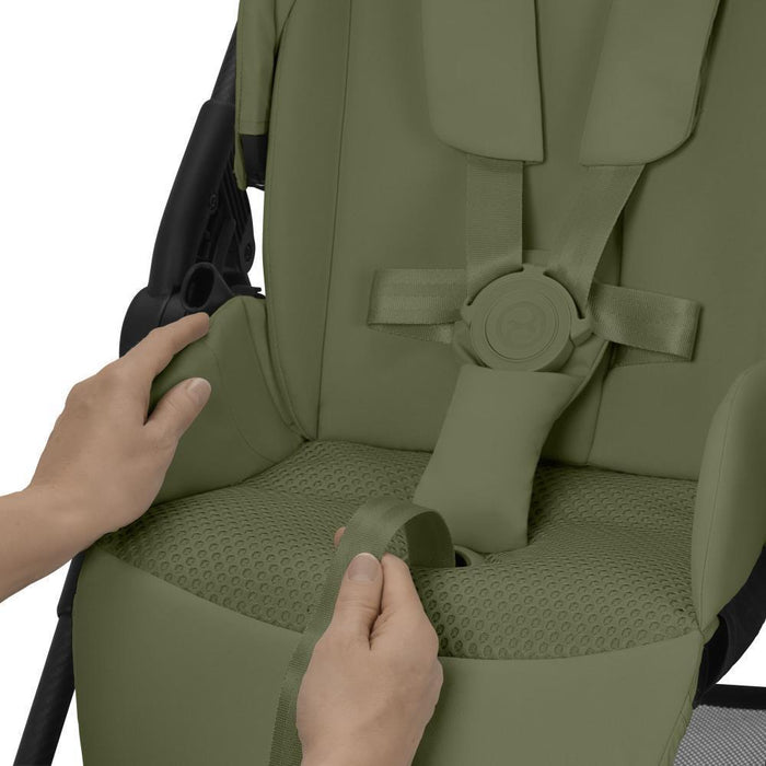 Pack Cybex Melio Carbon + Alcofa Melio Moss Green