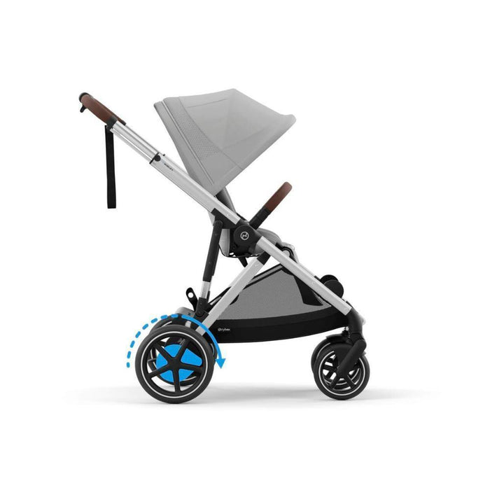 Pack Cybex e-Gazelle S SLV Stone Grey + Cloud G i-Size Plus Stone Grey 40-87 cm + Adaptadores + Base Isofix G i-Size