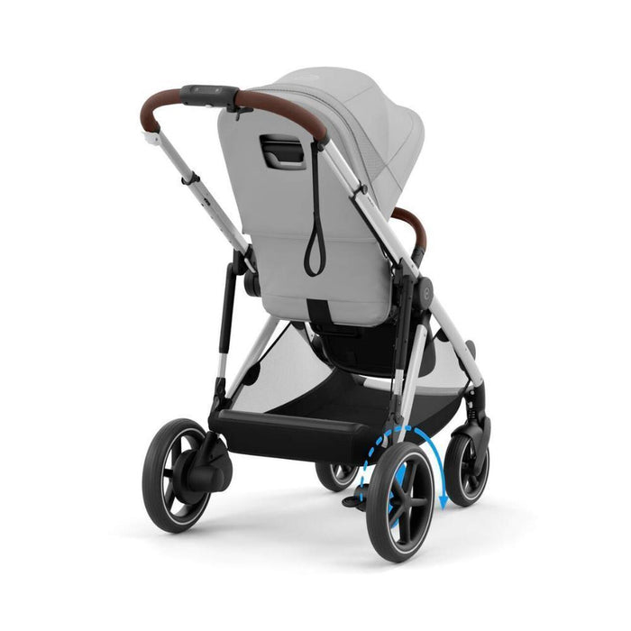 Pack Cybex e-Gazelle S SLV Stone Grey + Cloud G i-Size Plus Stone Grey 40-87 cm + Adaptadores + Base Isofix G i-Size