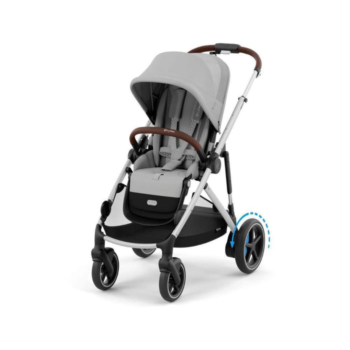 Pack Cybex e-Gazelle S SLV Stone Grey + Cloud G i-Size Plus Stone Grey 40-87 cm + Adaptadores + Base Isofix G i-Size